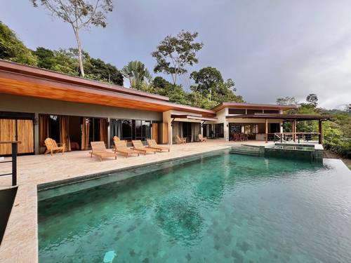 Pool and villa from the deck
